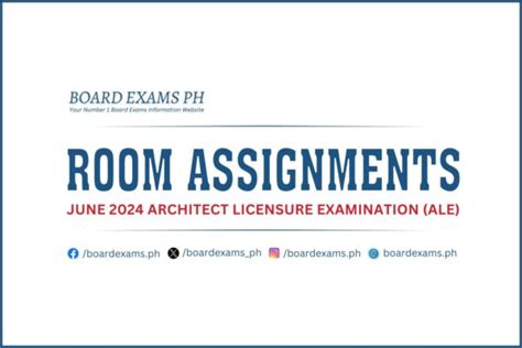 prc.gov.ph room assignment 2024|ROOM ASSIGNMENTS: June 2024 Architect Licensure Exam .